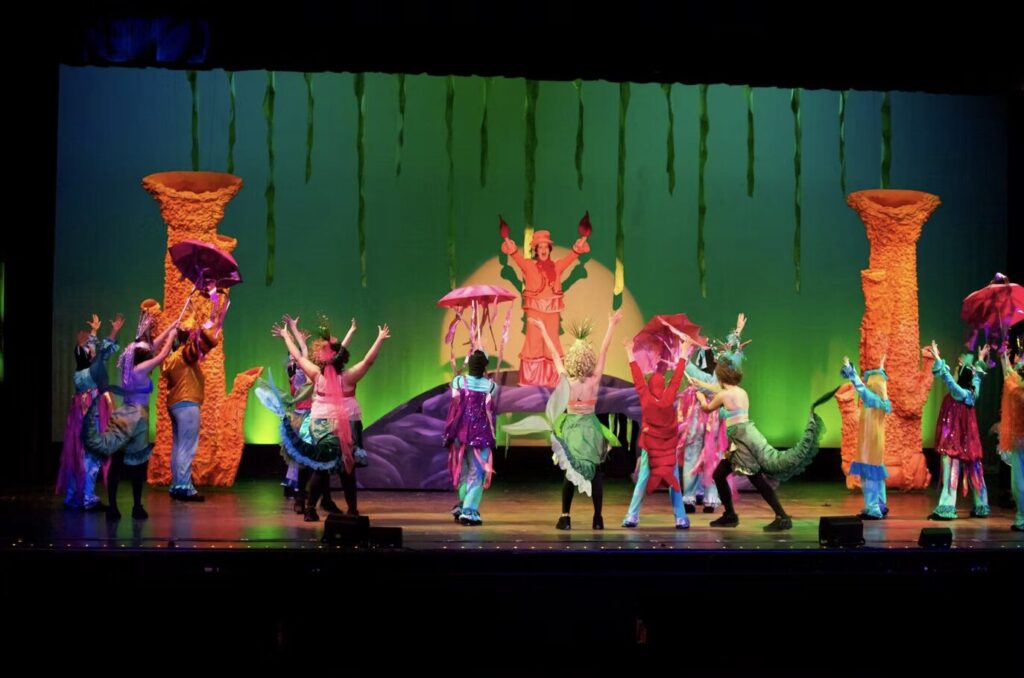 Mattamagical - Set design for "The Little Mermaid Jr." at Children's Musical TheatreWorks Fresno - 2011