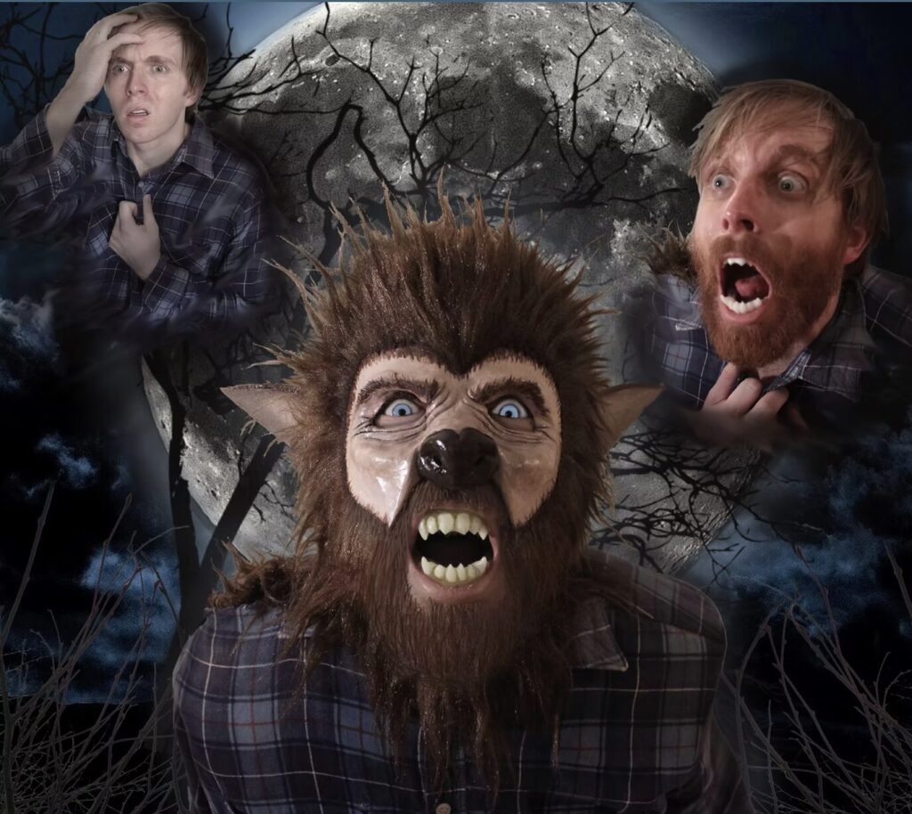Mattamagical - Wolfman mask and photo design made for Halloween. 2016