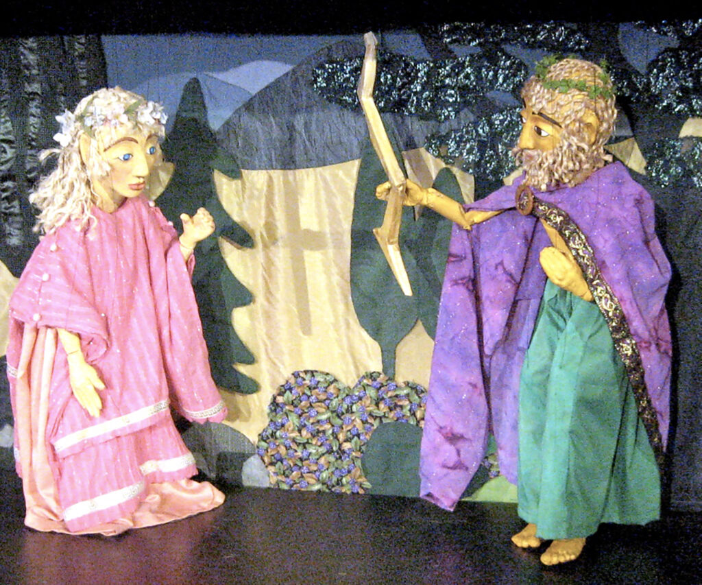 Lisa Sturz - Callistro and Zeus from the puppet show The Big Dipper